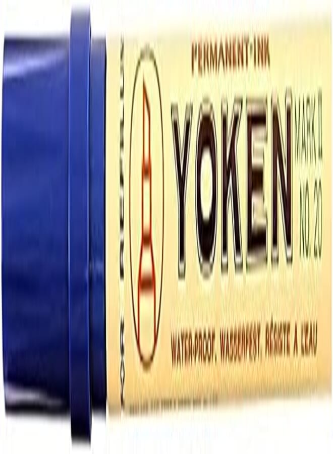 Yoken Permanent Marker Chisel Tip - Blue
